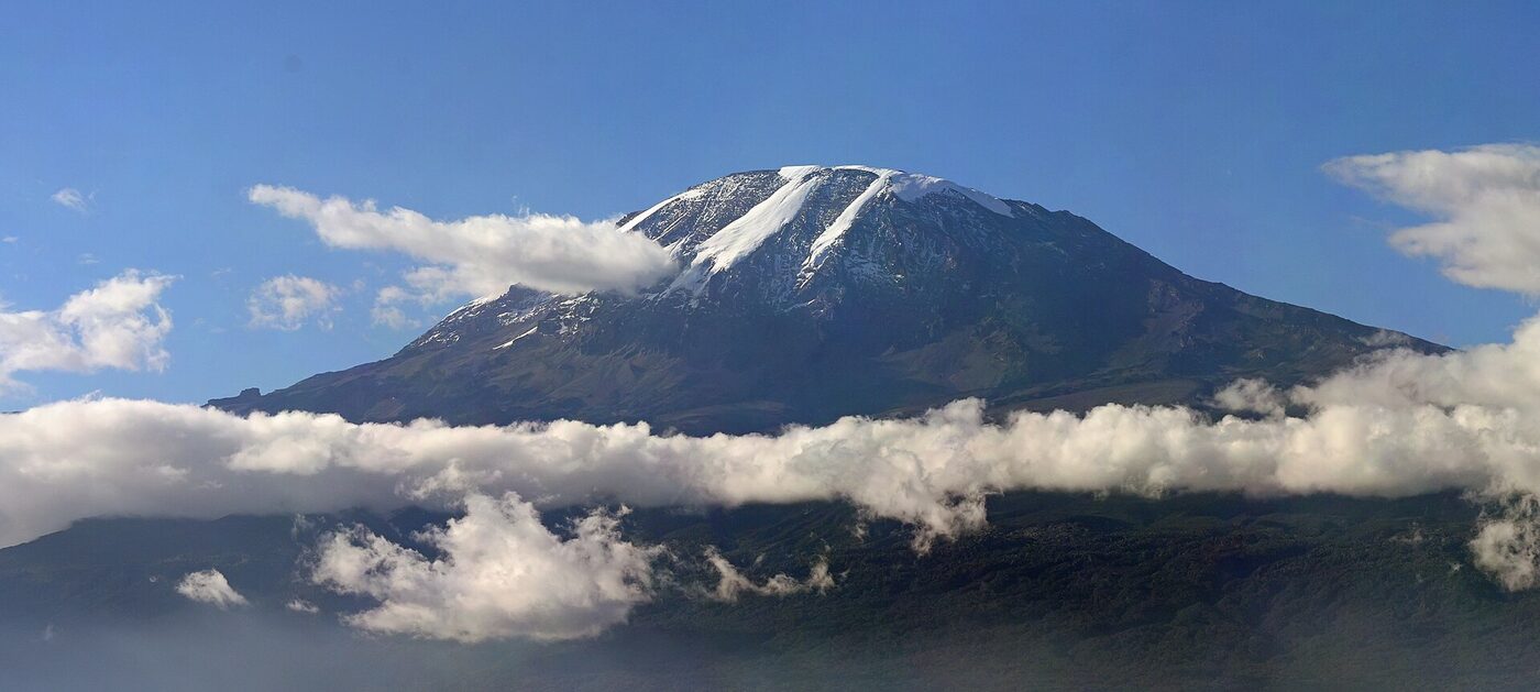 Mount Kilimanjaro rising above the plains